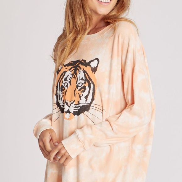 Wildfox | LA Roadtrip Tiger Sweatshirt - Picture 1 of 13
